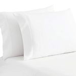 NIM TEXTILE Luxury Sheets 1600 TC Softness Deep Pocket 3pc Fitted Sheets Set - 1 Fitted Sheet and 2 Pillowcases - Milano Collection Bedding - White, Queen