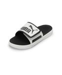 Puma Unisex-Adult Royalcat Comfort White-Black Slide - 7 UK (39769402)