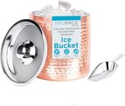 BIRDROCK HOME Ice Bucket with Scoop