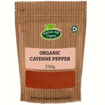 Organic Cayenne Pepper 250g by Hatton Hill | Cayenne Pepper Rich, Deliciously Warm, Smoky Aroma, Make it an Appealing Addition to Many Dishes.