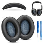 AHG Accessory House Global SoundLink AE2 Ear Pads and SoundLink AE2 Headband Cushion Compatible with Bose SoundLink Around-Ear 2 (AE2) Headphones (Black). Seamless DIY Fit | Extra Thick | 3D Printed