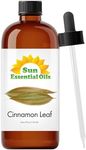 Sun Essential Oils - Cinnamon Leaf 4oz Bottle for Humidifier, Diffuser, Soaps, Candles, Aromatherapy, Home Care - Cinnamon Leaf Essential Oil for Soap Making - Cinnamon Leaf Oil