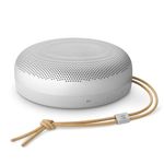 Bang & Olufsen Beosound A1 (3rd gen) – Portable Compact Wireless Bluetooth Speaker, Waterproof (IP67), C2C Certified, up to 24 Hours of Playtime and 3 Microphones for Voice Calls - Natural Alluminium