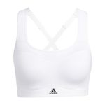 adidas Womens TLRD Impact Training High-Support Bra White/Black SAC