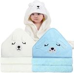 ROXANEPIG 2 Pack Hooded Baby Towels