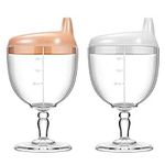 Lallisa 2 Pack Baby Wine Sippy Cup 