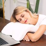 FAGVA Pressure Free Memory Foam Pillow Slow Rebound Neck/Shoulder/Head/Arm/Back Support Bed Sleeping Pillow | Arms Protector Pillow