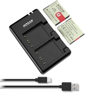 NP-BG1 Battery (2 Pack) and Dual USB Charger Kit for Sony NP-BG1, DSC-HX9V, DSC-H70, DSC-H50, DSC-H55, DSC-H90, DSC-W290, DSC-H20, DSC-W80, DSC-HX5V, DSC-W55