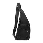 Long Keeper Sling Chest Bag - Slim Sling Backpack for Men Women Lightweight Travel Shoulder Bag Crossbody Casual Daypack for Running Hiking Sports Outdoor