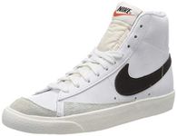 Nike Men's Basketball Shoe, White White Black 000, 13 Women/11.5 Men