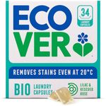 Ecover Bio Laundry Capsules x34, Lilac & Rescued Rose