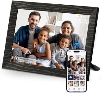 10.1 Inch WiFi Digital Picture Frame,1280x800 HD IPS Touch Screen,Electronic Photo Frame for Gifting, 32GB Storage,Auto-Rotate,Wall Mounted,Share Moments from Phone and Send Wishes via Uhale App