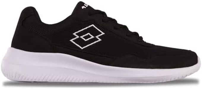 Lotto Connect, Scarpe da Ginnastica Unisex-Adulto, Nero Bianco, 37 EU