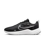 NIKE Men's Downshifter 12 Sneaker, Black White Dk Smoke Grey Pure Platinum, 9 UK