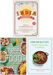 India Cookbook [Hardcover], Fresh & Easy Indian Street Food, Fresh & Easy Indian Vegetarian Cookbook 3 Books Collection Set
