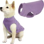 Gooby Stretch Fleece Vest - Lavendar, Medium