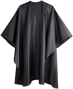 Delkinz Barber Cape with Adjustable Snap Closure waterproof Hair Cutting Salon Cape for Unisex, Perfect for Hairstylists (Pack of 1)