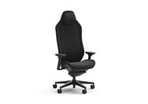 Fractal Design Refine Alcantara Dark Gaming Chair - Ergonomic Office Desk Chair Functionality with 4D Adjustable Armrests, High-Back Support, Lumbar Cushion, and Premium Fabric