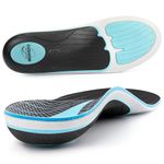 PCSsole Plantar Fasciitis Insoles Men Women- 220+lbs Heavy Duty High Arch Support Inserts with Comfort Cushion Orthotic Pain Relief Insoles for Flat Feet - Arch Pain - Heel Pain -Work Boot Shoe Insole