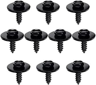 Car Body Bumper Wheel Arch Engine Under Cover Retainer Hex Head Metal Screw Set Of 10 Fender Liner Air Duct Splash Shield Trim 07147129160 For BMW E38 E39 E46 E60 E65 E90 E92 M3 M5 X5 X3