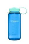 Nalgene Water Bottle - Lightweight Sustain Tritan BPA-Free Shatterproof Bottle for Backpacking, Hiking, Gym, 16 OZ, Wide Mouth, Cornflower Blue