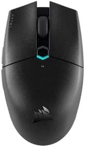 CORSAIR KATAR PRO WIRELESS Gaming Mouse (10,000 DPI Optical Sensor, Lightweight Symmetric Shape, Sub-1ms Slipstream Wireless Technology, Up to 135 hours Battery Life, Six Programmable Buttons) Black