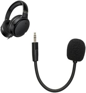 kwmobile Micrófono Compatible con Kingston Hyper X Cloud OrbitS - Microfono Repuesto para Auriculares Gaming - Negro