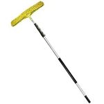 DocaPole 7-30 Foot Extension Pole + 24” Window Scrubber for Larger Windows | Telescopic Pole and Chenille Microfiber Washer for Cleansing Glass Surfaces | Cleaner for Washing Glass & Cleaning Outdoors