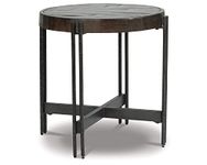 Signature Design by Ashley Jillenhurst Round End Table, Dark Brown