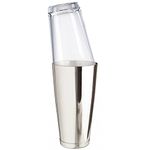 BarBits Boston Cocktail Shaker Set - 28oz Stainless Steel Weighted Tin & 16oz Mixing Glass