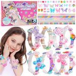 Friendship Bracelet Making Kit for Girls: 4 5 6 7 Year Old Girl Gifts Crafts for Kids 6-8 Birthday Gift for Girls Toys Age 4-8 Jewelry Making Kit Craft Supplies for 5-12 Years Old Kid Party Favors