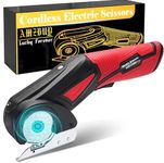 Artnery ZipSnip Powerful Electric Rechargeable Cordless Scissors - Kaichi Rotary Fabric Cutting Machine, Cloth Cutter Machine for Crafts, Blouse, Cardboard and Plastic.