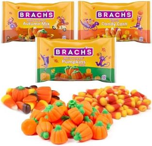 BrachsMIX Original Classic Fall Candy Corn, Mellowcreme Pumpkin & Autumn Mix - Classic Autumn Treat for Halloween, Parties, & Candy Bowls - Fall Classic Candy 3 Pack