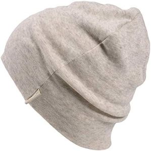 CHARM Baby Organic Beanie Boys - Slouchy Cotton Kids Warm Knit Hat Girls Cream