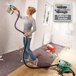 Bosch Paint Spray System – 2x 1000ml Tanks, Multi-Nozzle, Cleaning Kit