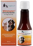 WIGGLES Wimmuno+ Immunity Booster Probiotics Syrup Supplement for Dogs and Cats, 100ml - Multivitamin Digestive Enzyme Appetite Health Support