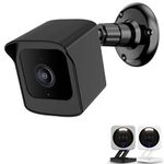 PEF Mount for All New Wyze Cam V4 and V3, Weatherproof Protective Cover and 360 Degree Adjustable Wall Mount Solid Housing for Wyze V4 and V3 Outdoor Indoor Smart Home Camera System (Black, 1 Pack)