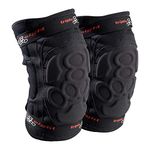 Triple Eight New York Triple 8 ExoSkin Knee Pad Large Knee Pad - Black, Large