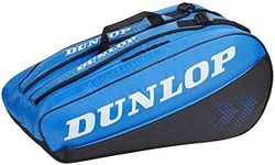 Dunlop FX Club 10 Racket Tennis Bag, Black/Blue