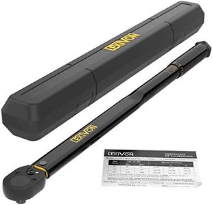 LEXIVON 1/2-Inch Drive Click Torque Wrench 25-250 Ft-Lb/33.9-338.9 Nm (LX-184)