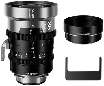 SIRUI IronStar T1.9 1.5X Anamorphic Cine Lens, 35mm Full Frame Manual Focus Cinema Lens with Native PL Mount, Interchangeable EF Mount, Neutral Flare