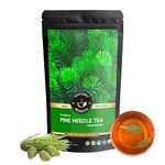 TEACURRY Himalayan Pine Needle Tea - (100 Grams, 200Cups) Helps with Hair, Skin, Eyes, Varicose & Obesity - Pine Needle From Portugal