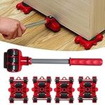 5pcs/Set Furniture Mover Lifter Kit, Heavy Duty Furniture Lifter with 360 Degree Rotatable Pads for Easy and Safe Moving Furniture Slides Kit Furniture Move Roller Tools(Size:1set)