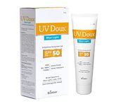 Brinton All UV Doux Blue Light Tinted Sunscreen Gel SPF 50 PA+++ Broad Spectrum | UVA/UVB Protection | Matte Finish with Sweat & Water Resistant For Men & Women | Dermatologist Approved, 50gm