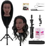 20 Inch Mannequin Head Human Hair w