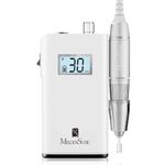 MelodySusie Professional Rechargeable 30000 rpm Nail Drill, SC320H Portable E-File with Long Life Battery, Electric Tool for Acrylic Nail Natural Extension Poly Nail Gel, High Speed, Low Heat,White