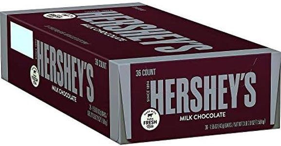 HERSHEY'S Milk Chocolate Bars - 36-ct. Box, 59 ounces