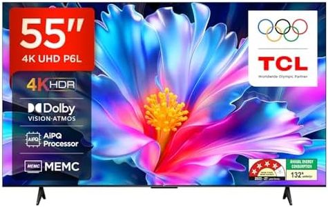 TCL 139 cm (55 inches) 4K Ultra HD Smart LED Google TV 55P6L