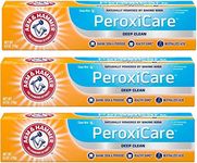 Arm & Hammer PeroxiCare Healthy Gums Toothpaste, Baking Soda & Peroxide, Fresh Mint, 6 Ounce (Pack of 3)