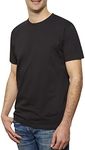 Organic Signatures Crewneck 100% Certified Organic Cotton, Soft Shirts for Men (2X-Large, Black)